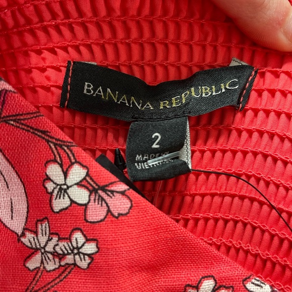 Banana Republic Wide Leg Crop Floral Jumpsuit - Picture 2 of 2
